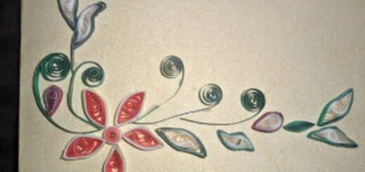 Quilled handmade cards