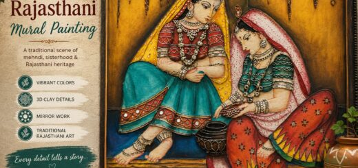 Rajasthani mural painting