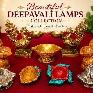 Beautiful Deepavali lamps