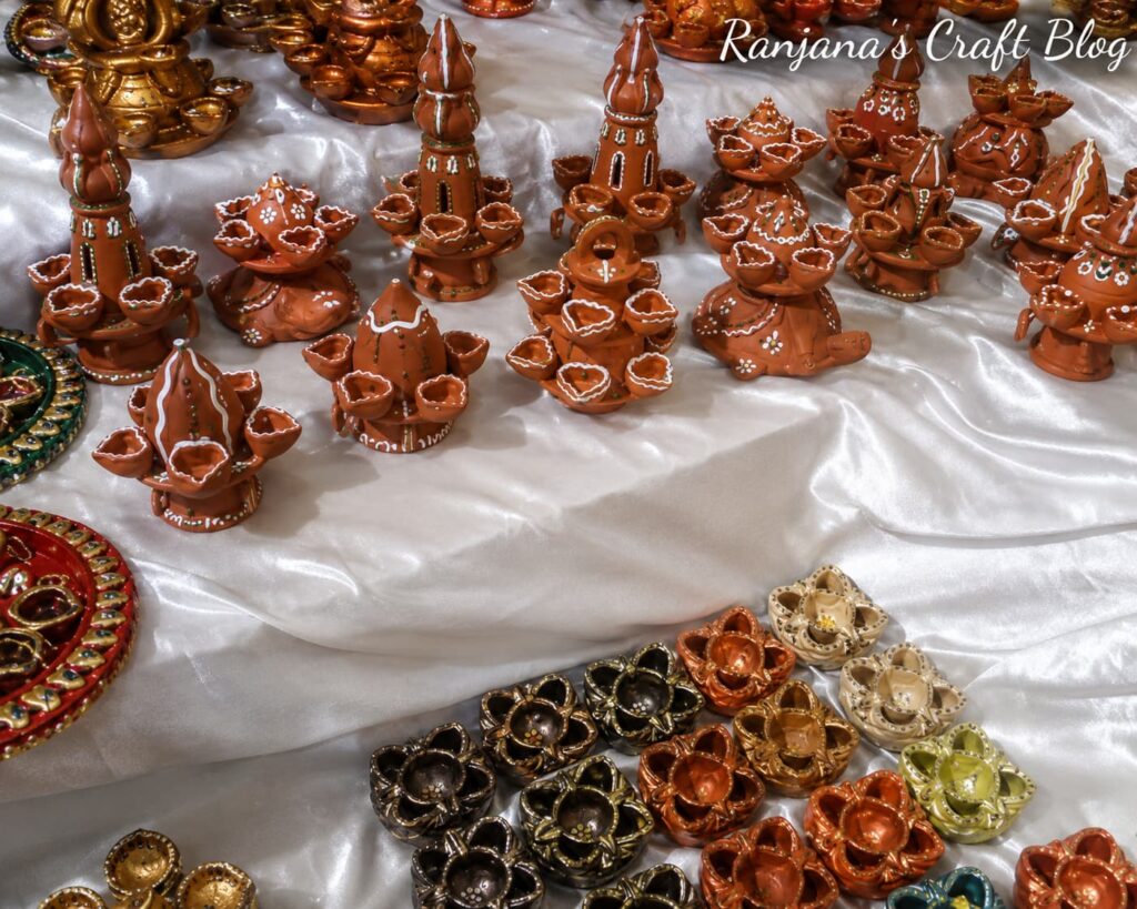 Terracotta multilayered lamps