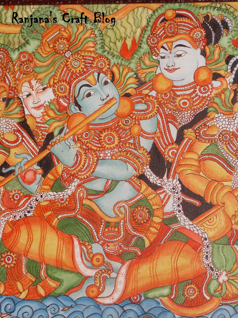 Kerala Mural on canvas