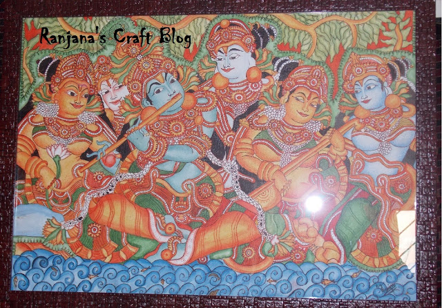 Kerala Mural on canvas