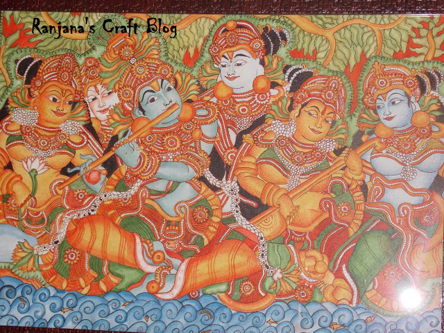 Kerala Mural on canvas