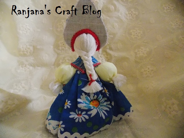 Russian folk costume dolls