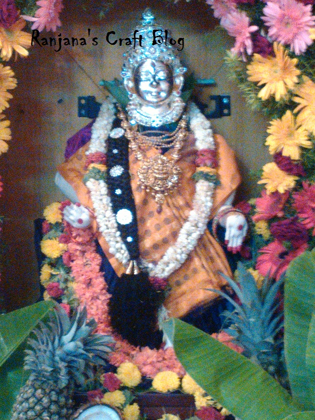 Varamahalakshmi idol 