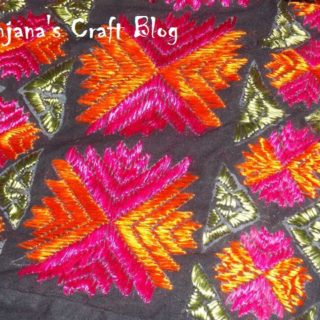 Phulkari embroidery