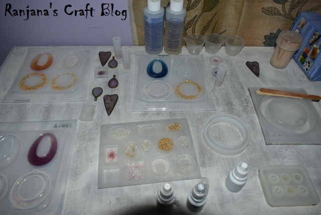 Resin jewels