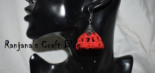 Crochet jewel