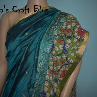 Make over of a saree