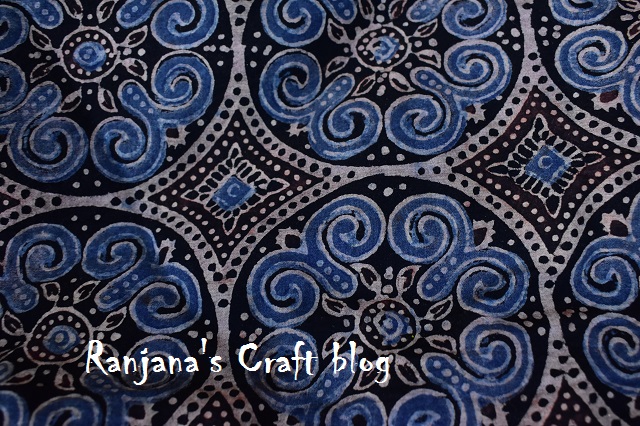 Ajrak Fabric