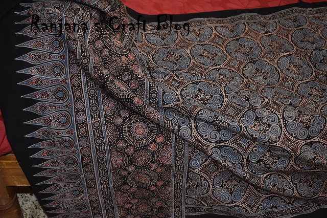 Ajrak Fabric