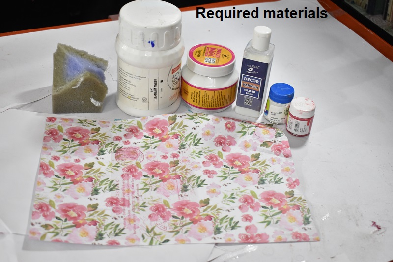 Decoupage materials