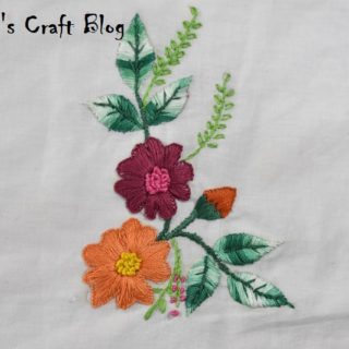 Floral embroidery