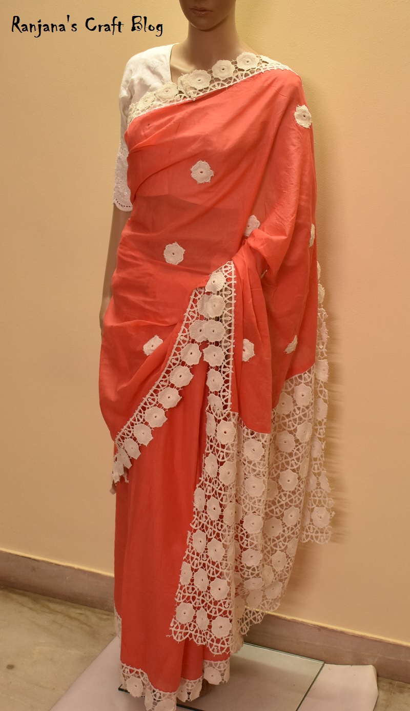 Lace saree