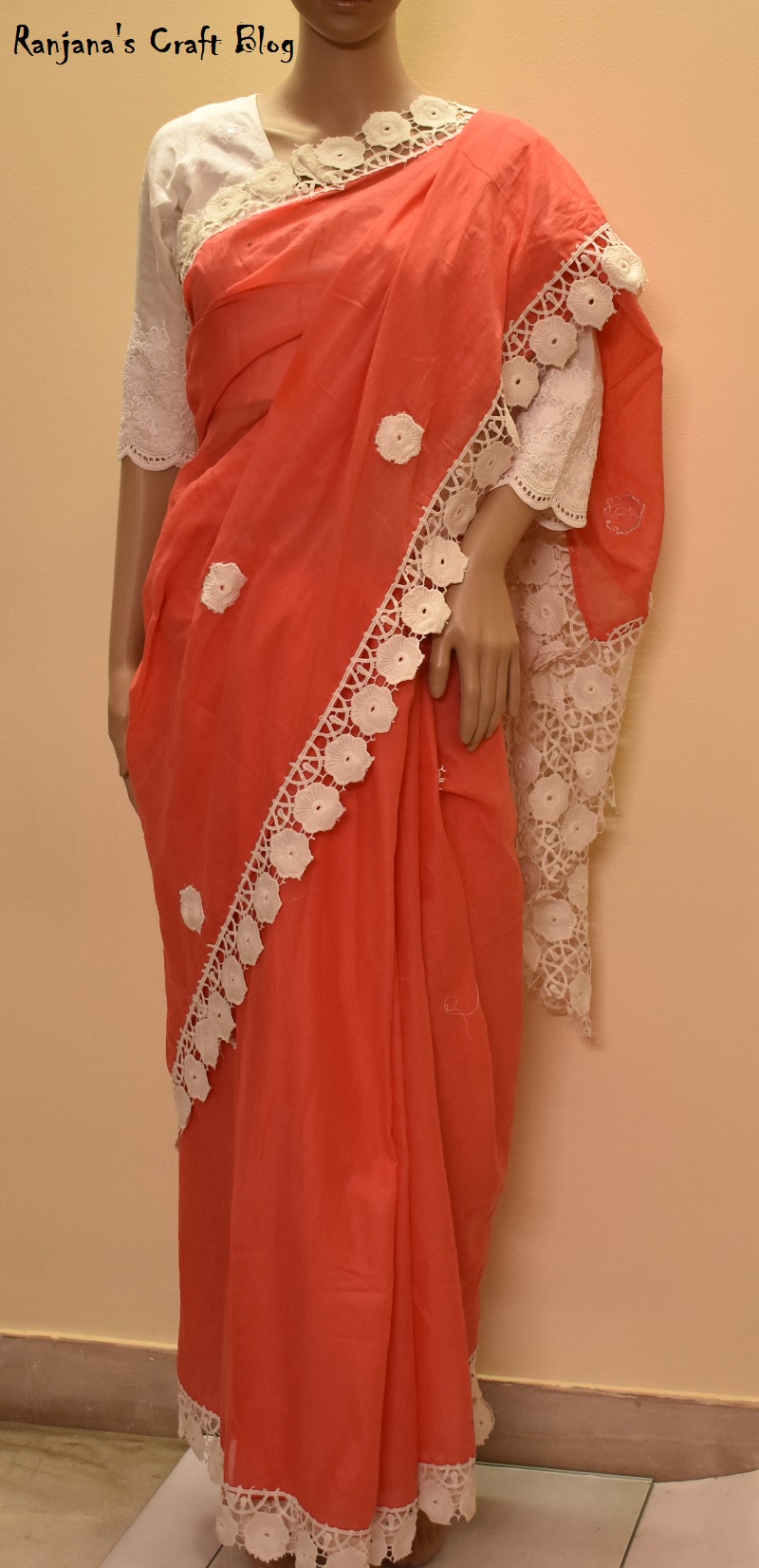 Lace saree