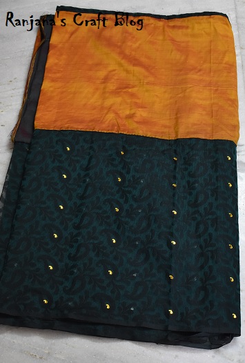 Redesign an old silk saree