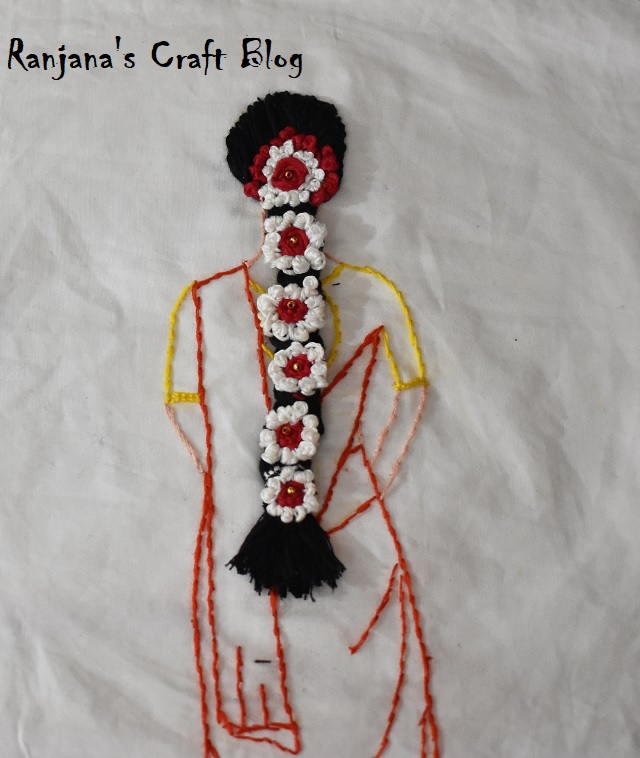 Hairstyle embroidery