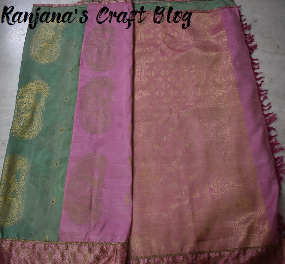 Redesigning an old silk saree