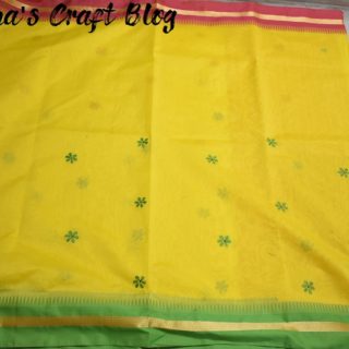 Embroidered saree