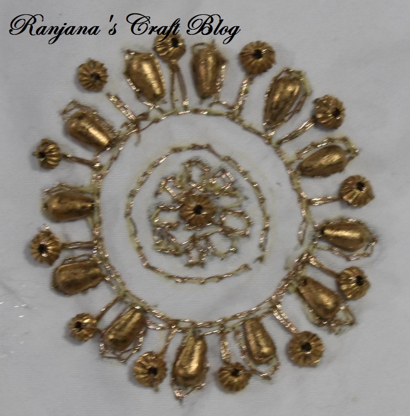 Design of the week- Small Mandala embroidery - Ranjana's Craft Blog