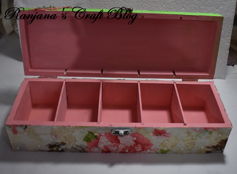 Decoupage on a storage