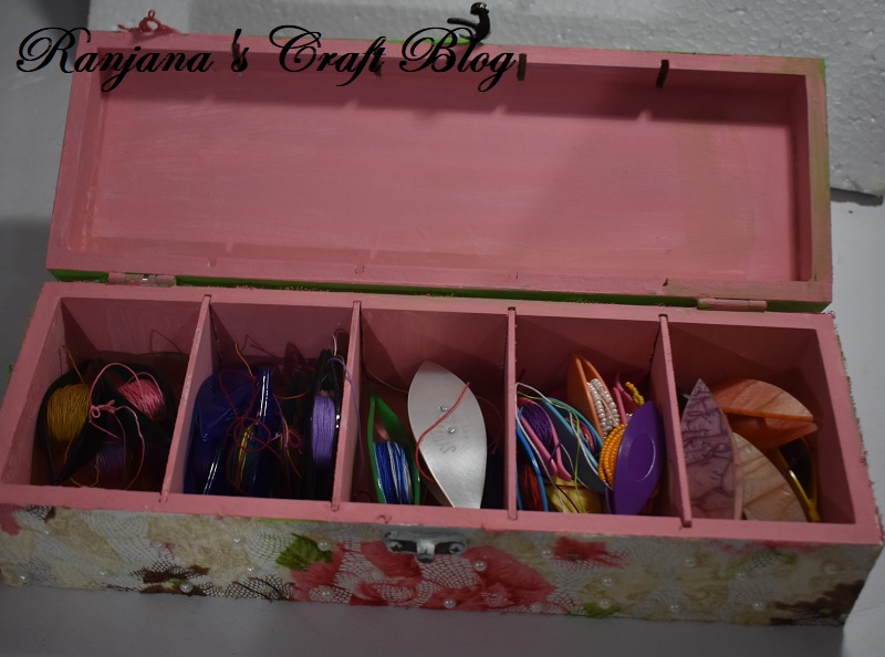 Decoupage on storage