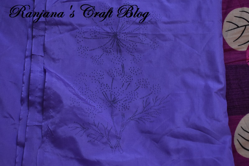 Embroidery on saree