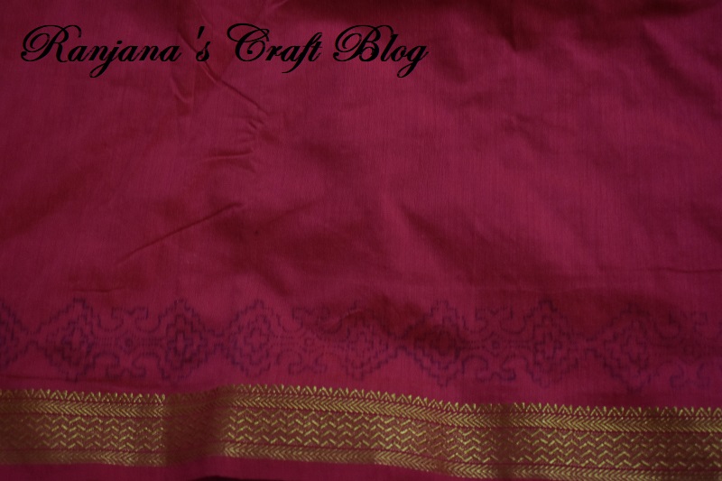 Embroidery on saree