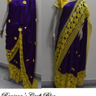 Saree design with border