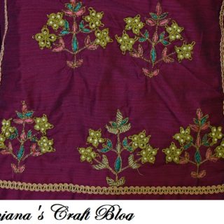 Tatting and embroidery