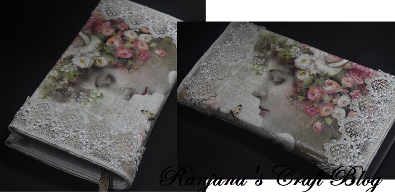 Decoupage on a purse