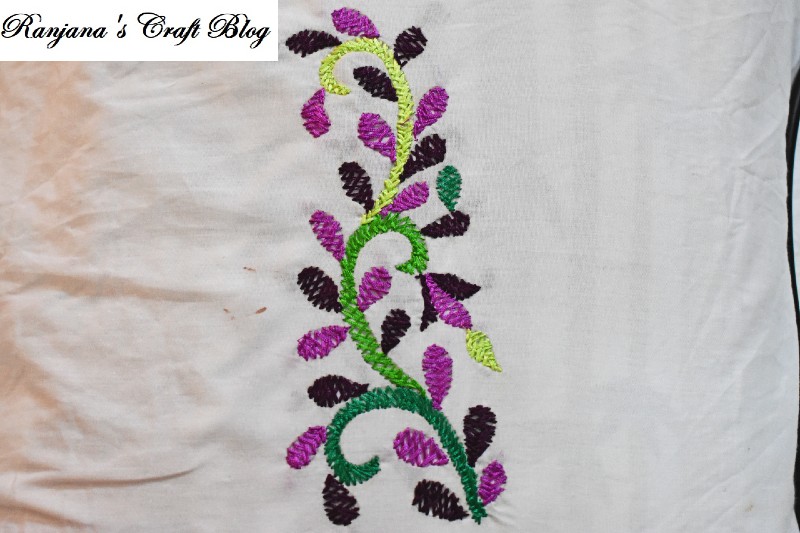 Herringbone embroidery stitch 