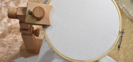Embroidery hoops stand