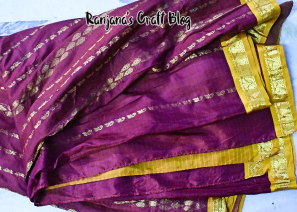 Redesigning an old silk saree