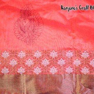 Embroidery on sarees