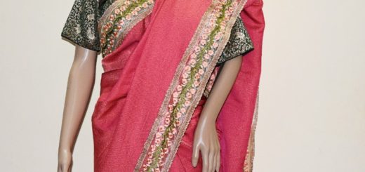 Embroidered saree