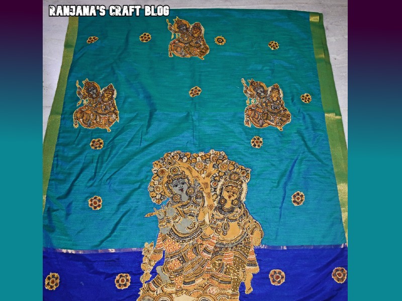 Kalamkari Patchwork saree