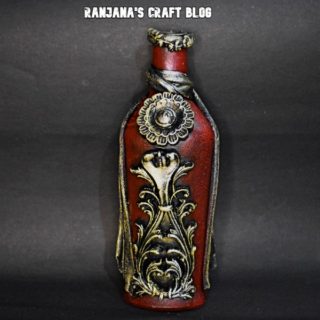 Altered bottle art