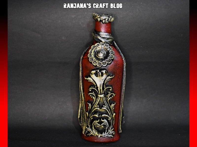 Altered bottle art