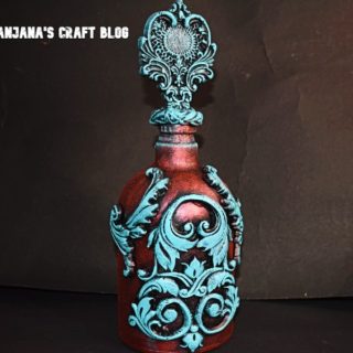 Altered bottle art