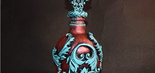 Altered bottle art