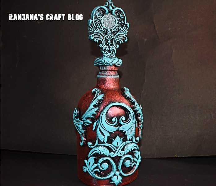 Altered bottle art