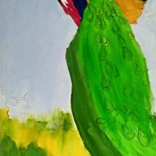 Peacock Painting