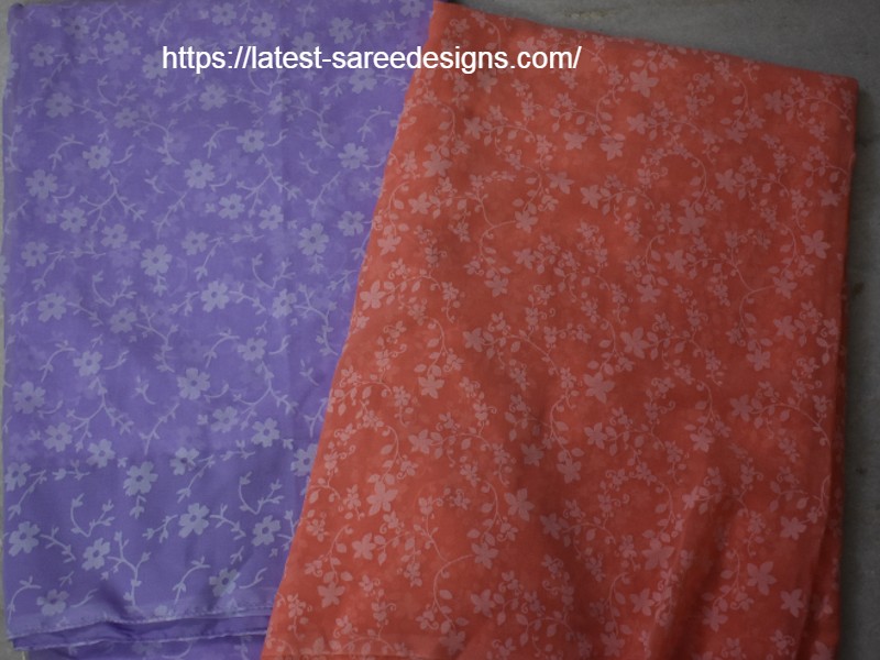 Designer lace saree