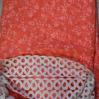 Designer lace saree