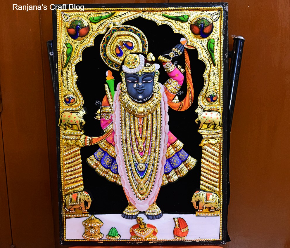 Shreenathji's Gold painting