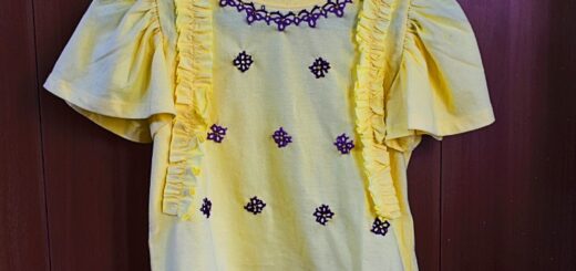 Tatting on T-shirt