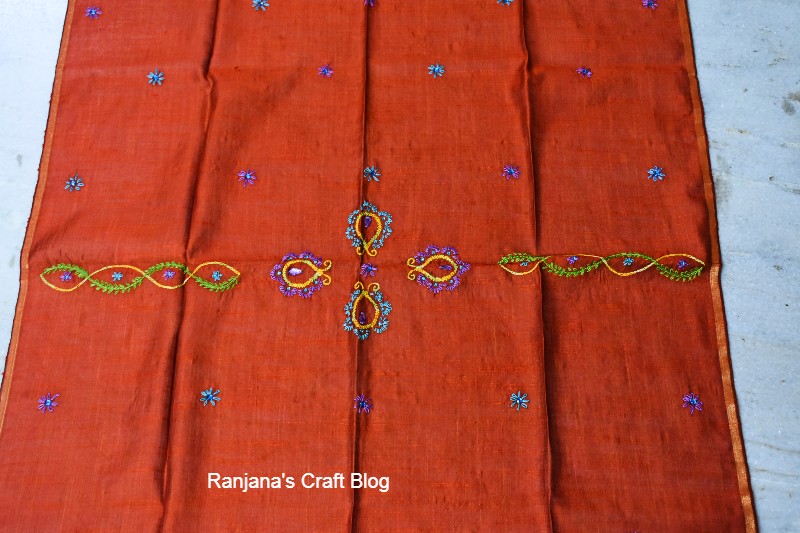 Embroidered duppatta