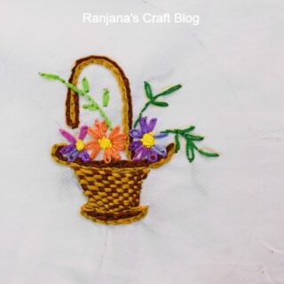 Weaving embroidery pattern