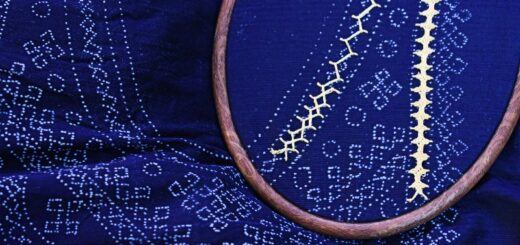 Kutchwork on dress